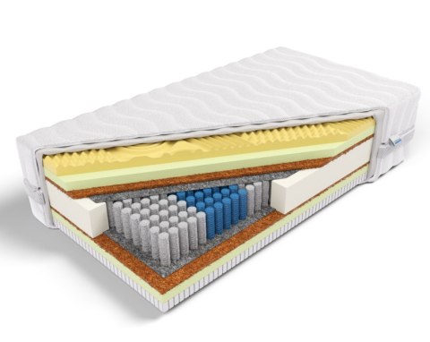 Frankhauer Materac multipocket memory z lateksem i kokosem Jazon