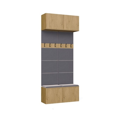 Garderoba Podwójny Wieszak HAGA II/2W DĄB ARTISAN