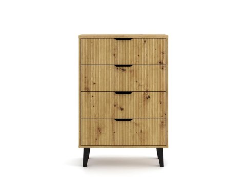 Komoda Scandi 4S SLIM DĄB ARTISAN