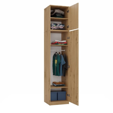 Nadstawka Na Szafę SD-50 DĄB ARTISAN Półka 50 cm Do Garderoby Pokoju