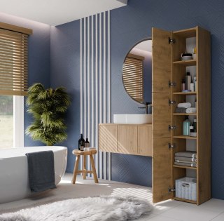 Słupek łazienkowy Sara S33 DĄB ARTISAN