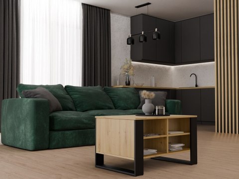 Stolik Modern 4P DĄB ARTISAN CZARNY