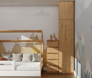 Szafa z Nadstawką SD-50 Drzwi Półki DĄB ARTISAN Do Garderoby Pokoju Biura
