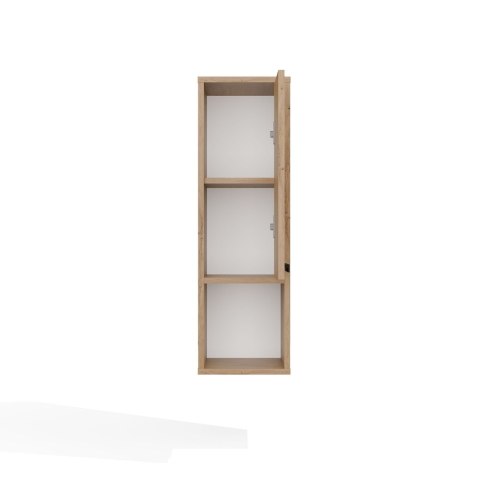 Szafka Łazienkowa Wisząca MEXY W1D Słupek 1 Drzwi 3 Półki DĄB ARTISAN