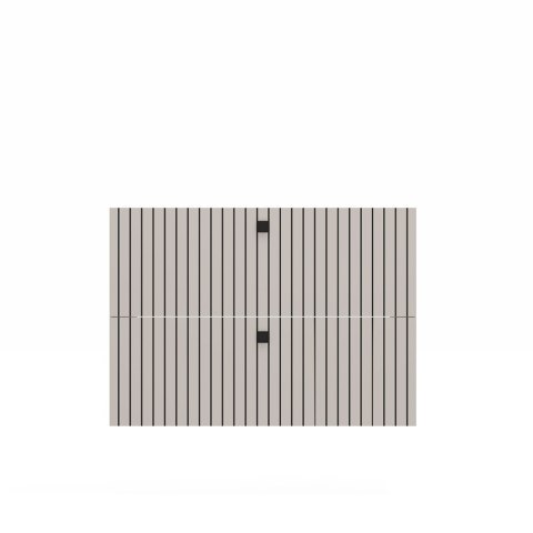 SZAFKA POD UMYWALKĘ TIGO 80 2S KASZMIR 2 SZUFLADY RYFLOWANY FRONT WISZĄCA